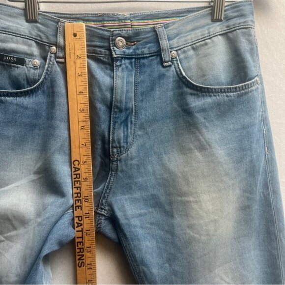 Hugo boss slim straight leg denim jeans Sz 32 - Picture 9 of 11